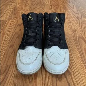 Black and White Jordan 1s